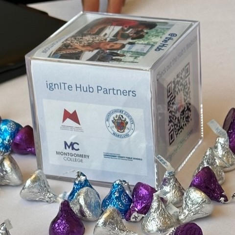 think_moco's tweet photo. 🎉Congratulations on your one-year anniversary ignITe hub! A great turn out for last night's celebration. Exciting to hear from @montgomerycoll's Dr. Jermaine Williams, ignITe hub director Kimberly Bloch-Rincan, & ignITe hub partners. Cheers to many more years! #MontgomeryCanCode https://t.co/t8IEbwjvPv
