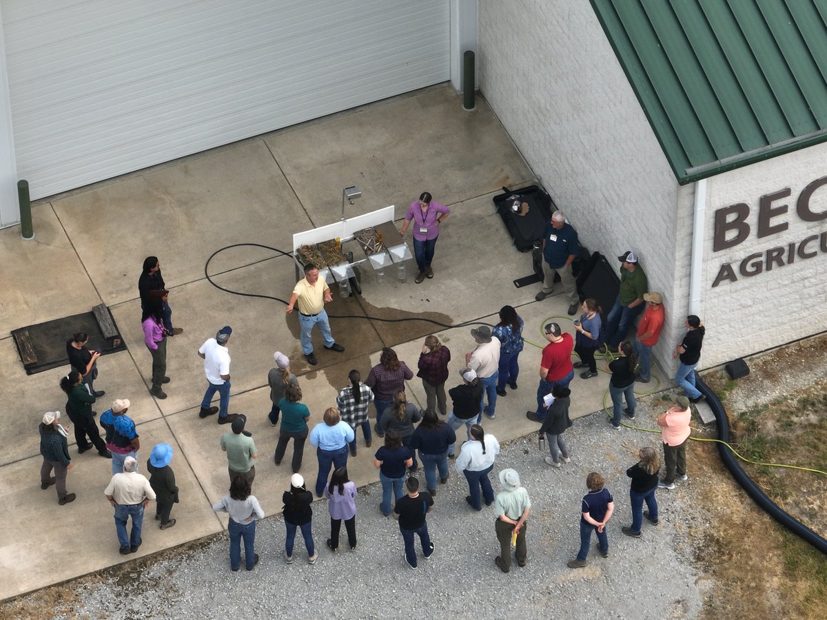 Drone views of the 3-day Soil Health and Sustainability Workshop going on @ACRE_Purdue . Team members are learning today to help educate others tomorrow. Photo Credit: Adam Shanks & Bryan Overstreet @PurdueAgronomy @PurdueAg @PurdueExtension @IndianaNRCS @CCSI_IN @IASWCD