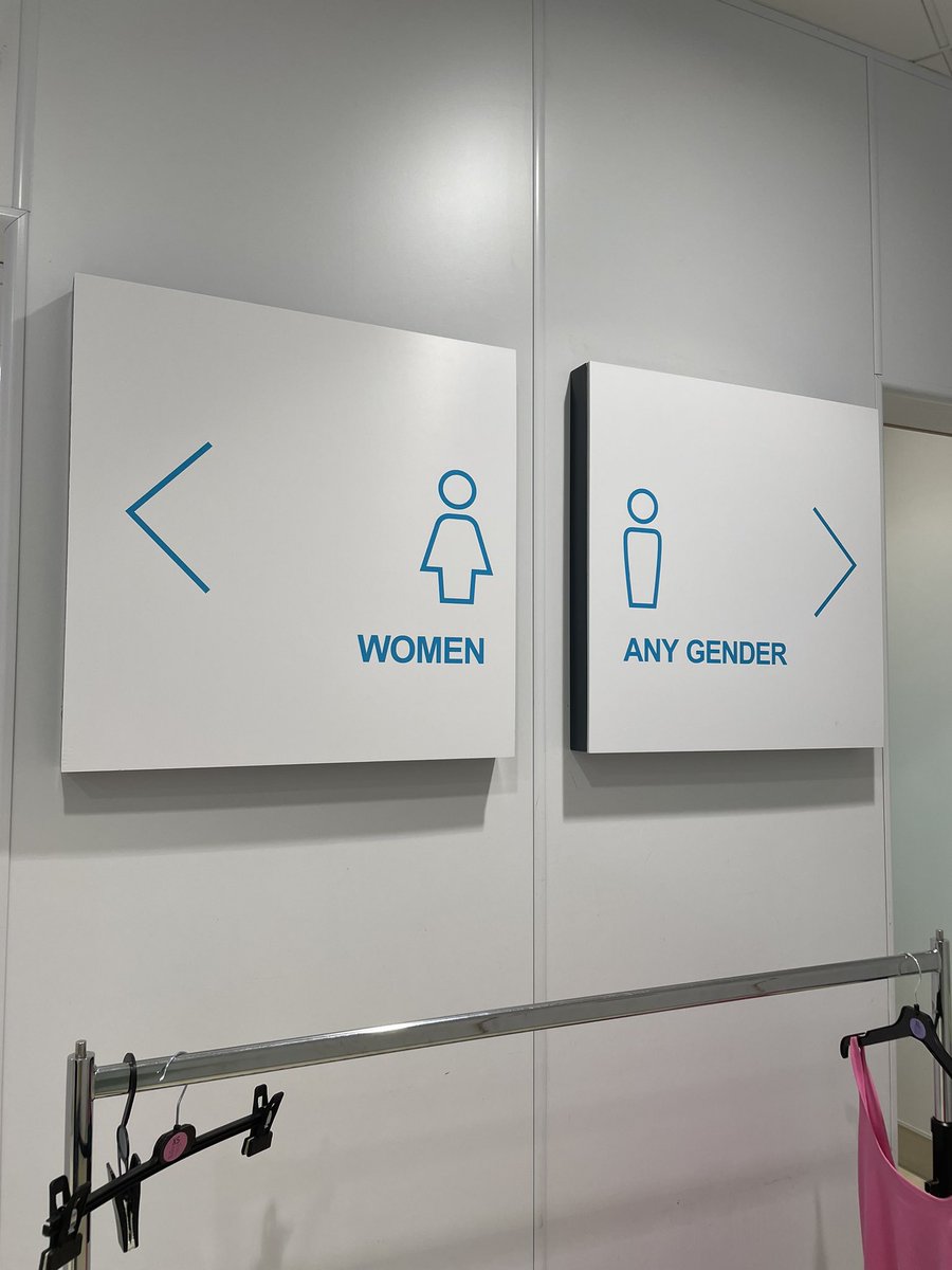 LWSLocals's tweet photo. At last!!! I’m assured by the manager that is women’s changing room is for biological women only. https://t.co/Ze3VyHlZ8b