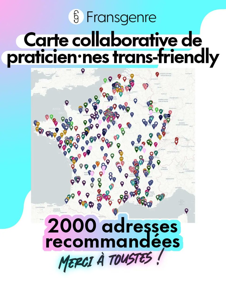 Et oui ! Nous n'avions pas fait d'update sur la carte depuis longtemps, mais en voilà enfin un car nous avons atteint les 2000 adresses recommandées (merci !!), et nous avons sorti il y a quelques mois la nouvelle carte

Petit thread sur celle-ci (notamment, comment y accéder) ⬇️