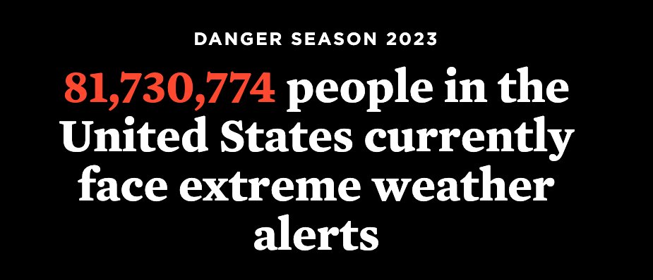 Climate change is making weather more extreme. This tool from @UCSUSA shows how many people across the United States face risks right now from wildfires, flooding, tropical storms, or extreme heat. #ButNextTime #ClimateEmergency #ClimateActionNow dangerseason.ucsusa.org/?utm_source=fa…