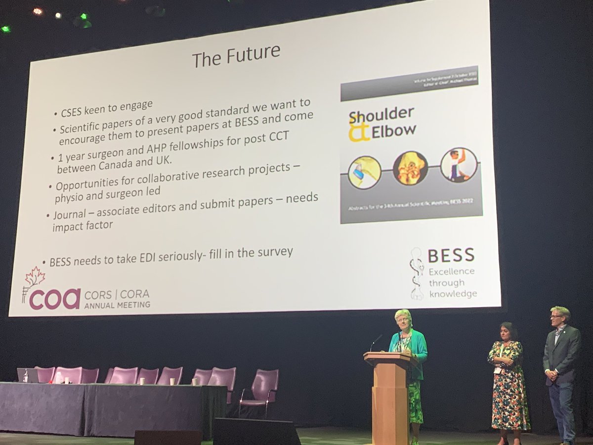 Ms Armstrong sharing her experience of Copeland Fellowship in Canada 
#BESS2023
@leicester_lorne @Leic_hospital @leicesterortho @Leishoulderunit