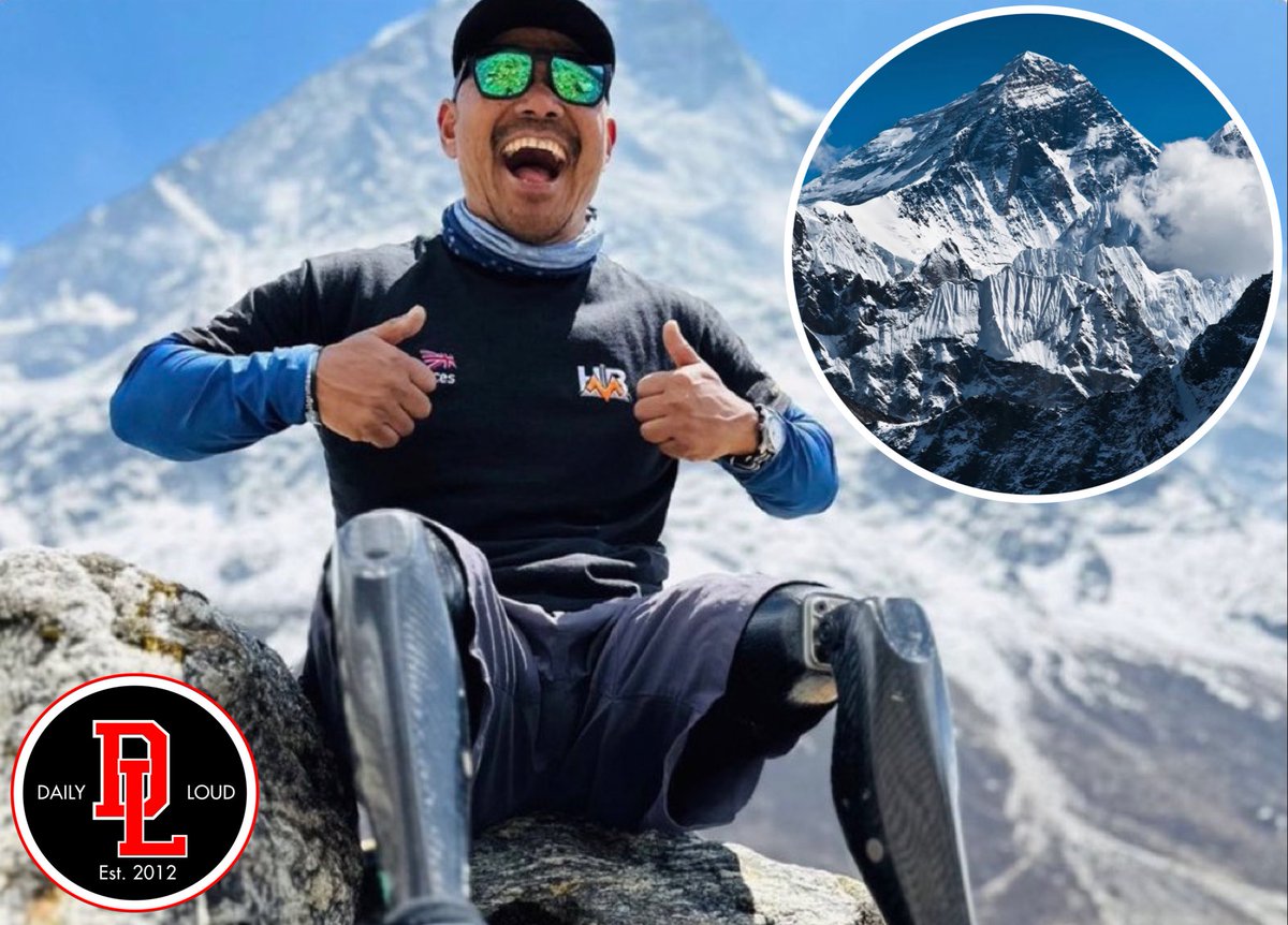 Double amputee, who lost both his legs in Afghanistan, successfully climbs Mount Everest 🎉🏔️