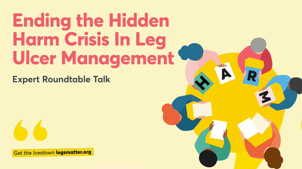 LegsMatter's tweet photo. Did you miss our webinar 'Ending the hidden harm crisis in leg ulcer management - A roundtable discussion'? Watch it on catch-up here https://t.co/TDVXPuayp9 #legsmatter #legulcers #compressiontherepy https://t.co/DiaerCtTFP
