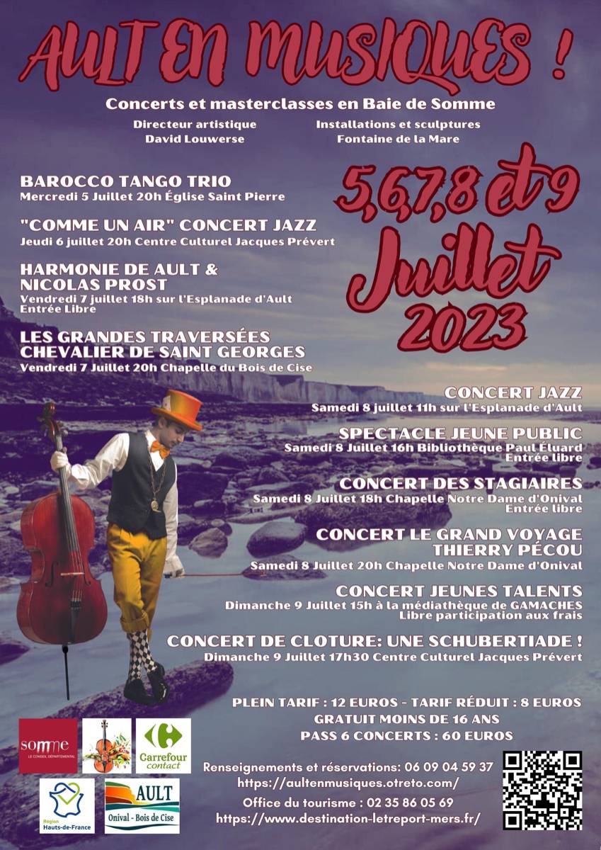 EnsembleVarianc's tweet photo. [CONCERT]
📷 Le Festival AULT EN MUSIQUE ! présente sa 13e édition.
📷 du mercredi 5 au dimanche 9 juillet 2023 !
📷 https://t.co/KzraG2TsxX
📷  https://t.co/Z7WaIRhBXX
Au programme des rencontres musicales et artistiques totalement inédites. https://t.co/yPmrypuJcQ