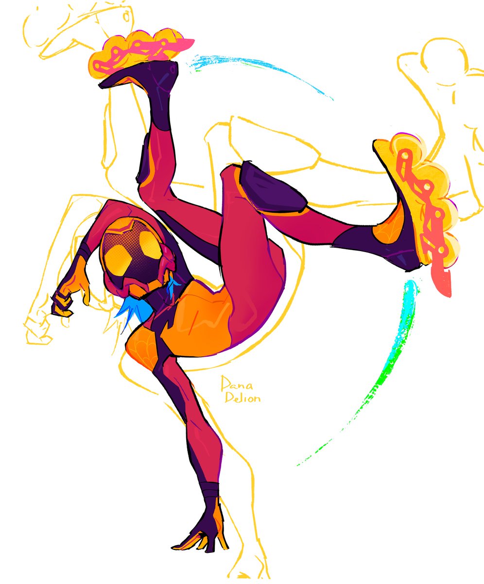 Dana_delion's tweet photo. #spidersona 🕸️🛼💥 https://t.co/fzlTzxtvXn
