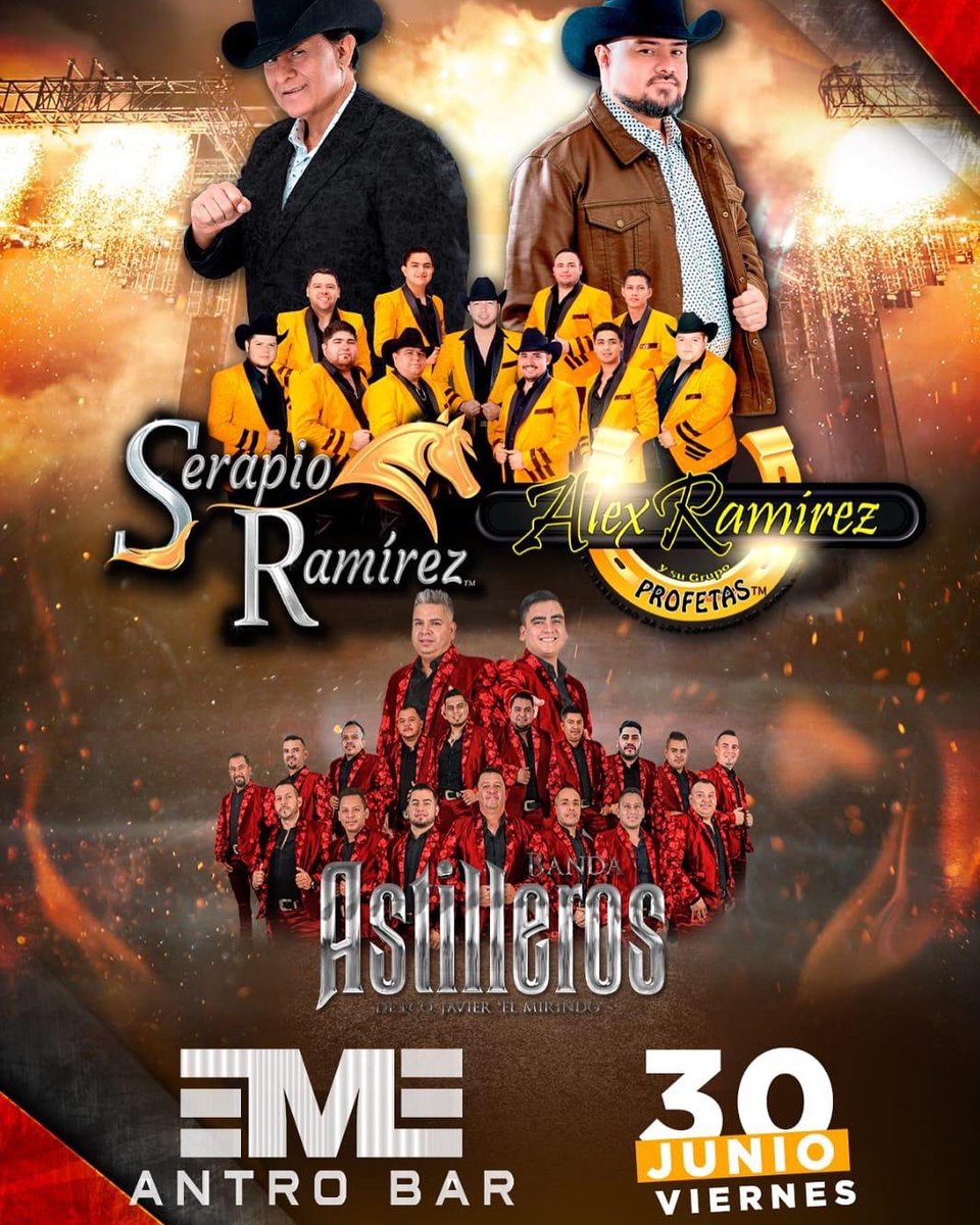 BandaAstilleros's tweet photo. ‼️PRÓXIMAS FECHAS PARA ESTE FIN DE SEMANA‼️

VIERNES 3️⃣0️⃣ DE JUNIO 2️⃣0️⃣2️⃣3️⃣
➖MINNEAPOLIS, MINNESOTA 🇺🇸

SABADO 1️⃣ DE JULIO  2️⃣0️⃣2️⃣3️⃣
➖PACIFIC JUNCTION, IOWA 🇺🇸

DOMINGO 2️⃣ DE JULIO 2️⃣0️⃣2️⃣3️⃣
➖ BELTON, MISURI 🇺🇸

#BandaAstilleros #AhChingaoApocoHayOtra #BedollaPromotions https://t.co/b4oYNgJPcZ