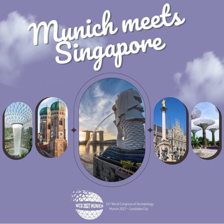 Only T-4 until we will see you at @wcd2023sg ⌛️

Visit booth A09 in the Patient Organisation &amp; Dermatology Community Village to pick up your „Jodelbear“ 🐻

Join us for our Bid Reception: July 4, 6-8 pm, Canning Ballroom, Raffles City Convention Center, Level 4 🥳

See you there!