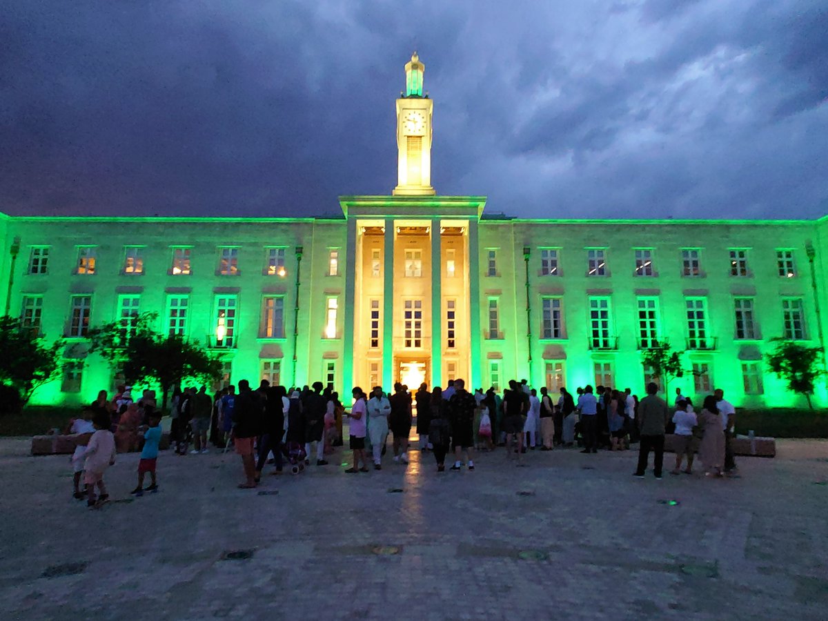Eid Mubarak! As part of the Eid-Ul-Adha celebrations we're lighting up Fellowship Square green during the evenings.