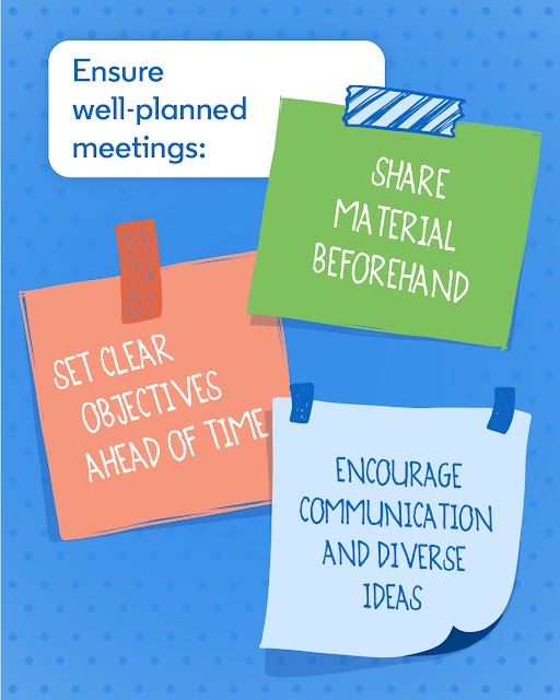 Level up your meetings with some pre-planning 🌟 Check out these handy tips below.