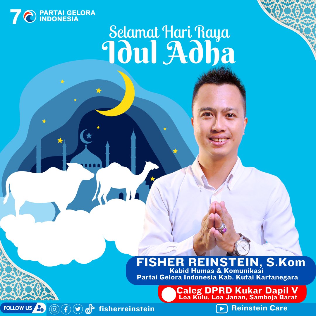 Selamat Hari Raya Idul Adha
#Iduladha #fisherreinstein #jaffestrangens
