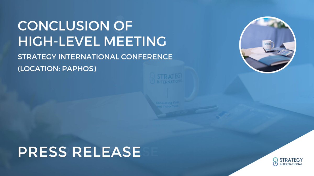 Conclusion Of High-Level Meeting (Strategy International Conference)

➡️ bit.ly/3CTncsI

#strategy #security #riskassessments #thinktank #consulting #event #conference