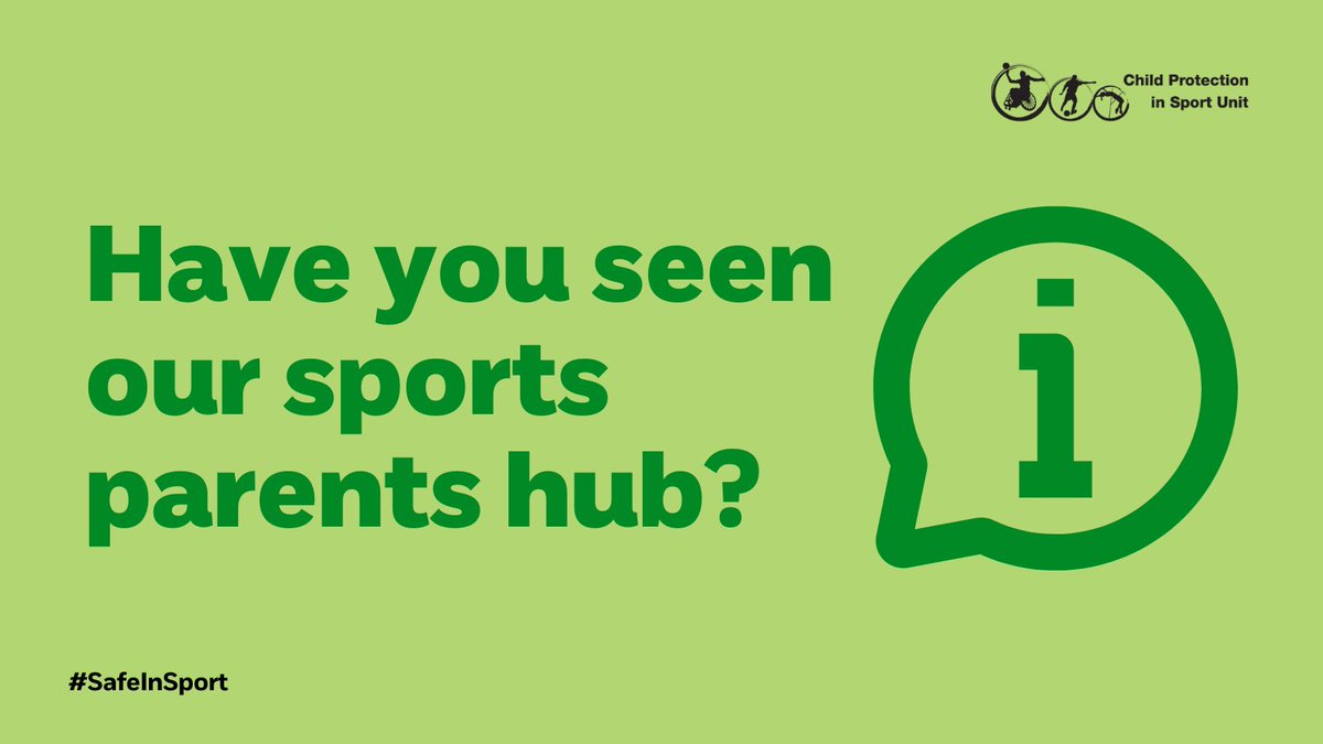 Child Protection in Sport Unit tweet media
