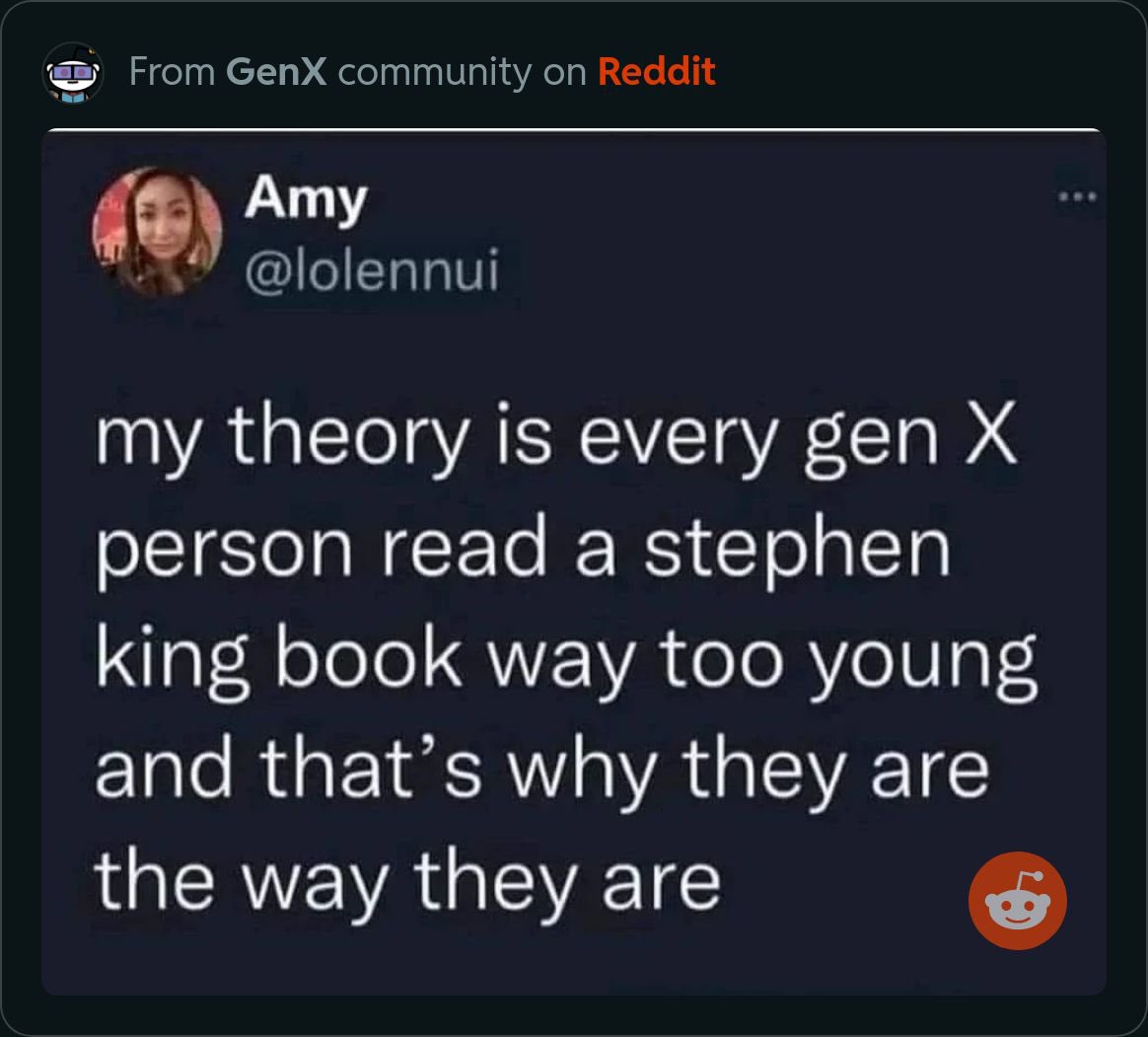 This, and V.C. Andrews <a href="/StephenKing/">Stephen King</a>