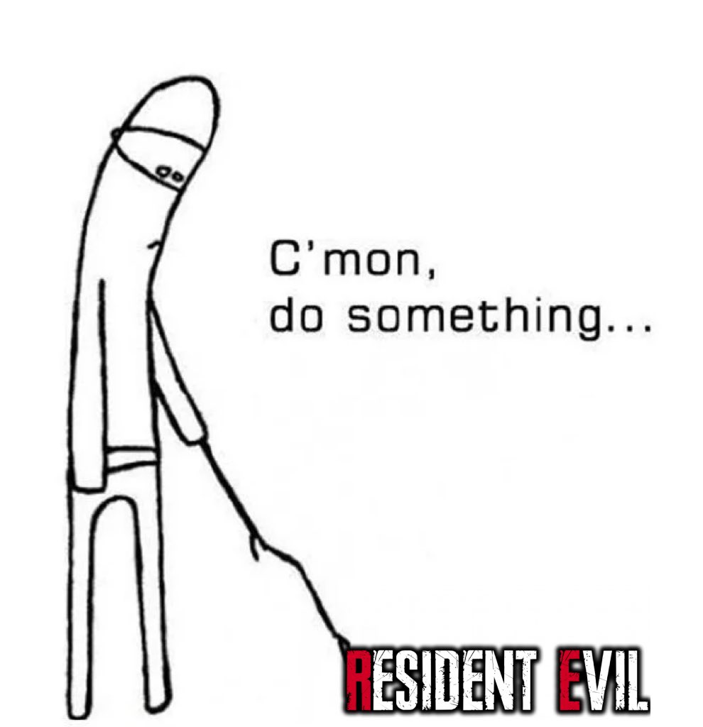 DeanGagaKennedy's tweet image. Resident Evil right now