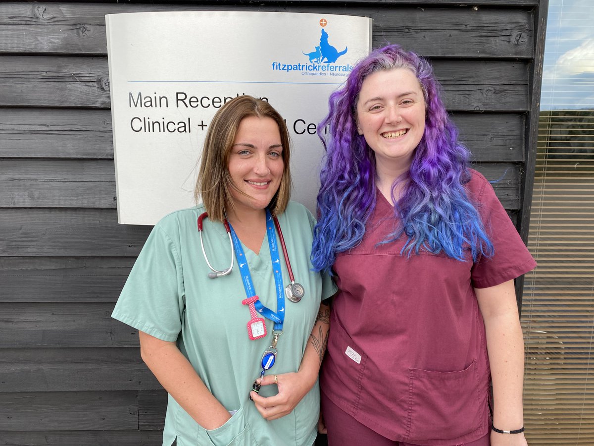 Congratulations to Abbie & Hannah on their recent exam success! 🎉

Abbie has passed her OSCEs, completing her #veterinarynursing training, and Hannah has passed her SQP exams and is now qualified to dispense medication for small companion animals in our pharmacy. 

Well done! 👏