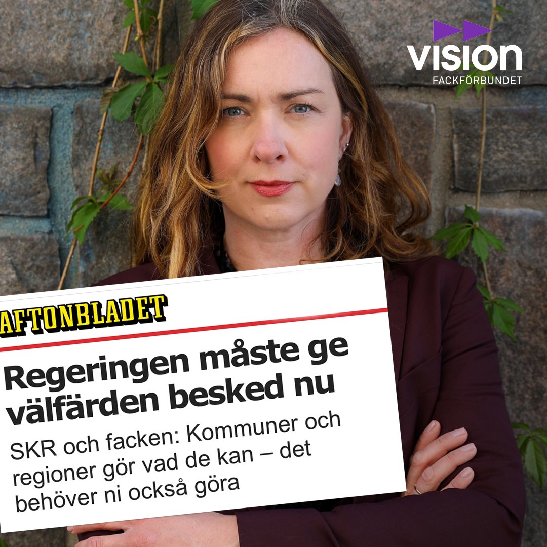 Redan nu sker nedskärningar i verksamheter som istället behöver skala upp för att möta behoven av omsorg, skola, vård och socialtjänst. Regeringen behöver ge kommuner och regioner besked nu! aftonbladet.se/debatt/a/O8XAA…