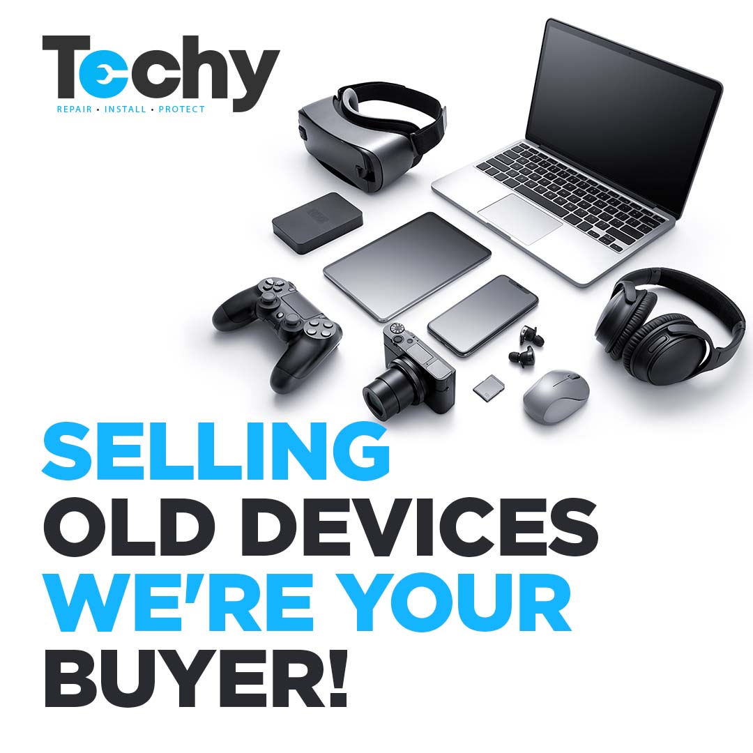TechyCompany's tweet photo. Ready to part ways with your old tech treasures 🪙

Don't let your unused gadgets gather dust when you can be gathering funds! Discover the hassle-free way to sell your old devices at your nearest Techy location today 🔥

#buydevice #selldevice #moneyfordevice #techbuyer https://t.co/It8xF1bOXm