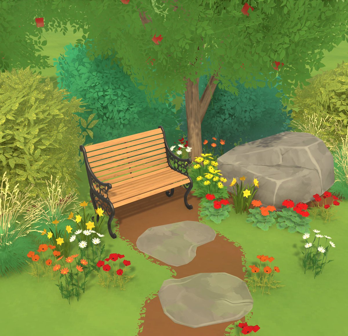 check out this colorful loft we made 😍