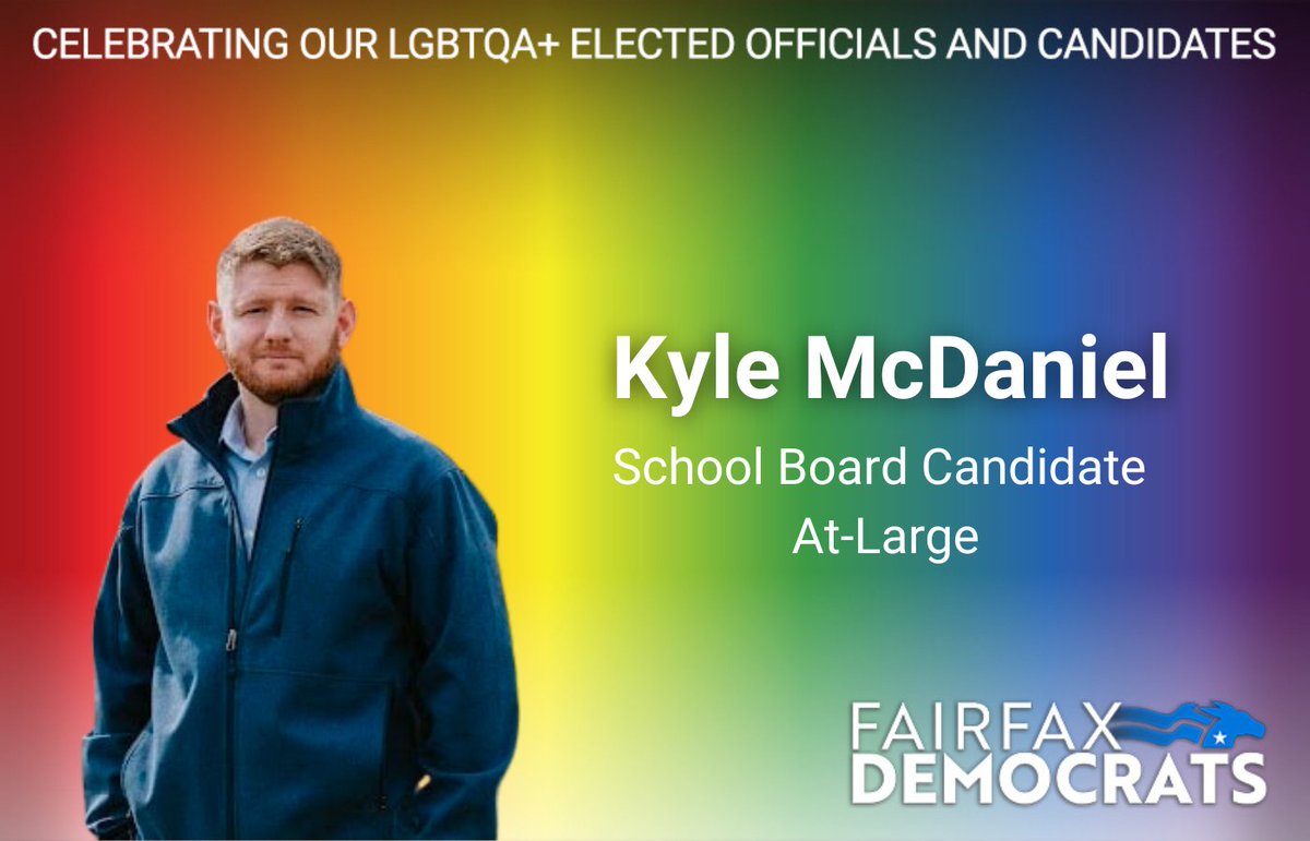 Proud to have @KyleMcDaniel89 running as one of our candidates heading into November! #Pride2023