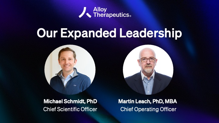 AlloyTx's tweet photo. We’re excited to announce to welcome our new CSO Michael Schmidt. And congratulations to Martin Leach on his promotion to COO. Stronger together! https://t.co/Do85NeJ2L4
#makemedicinetogether #antibodydiscovery https://t.co/Tn0G3giXAc