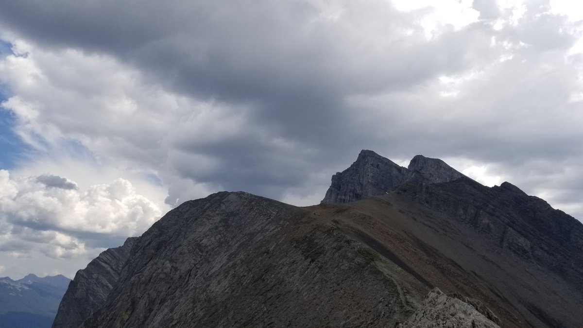 Last week, we hiked Ha Ling and got hailed on! What a first hike of the season.