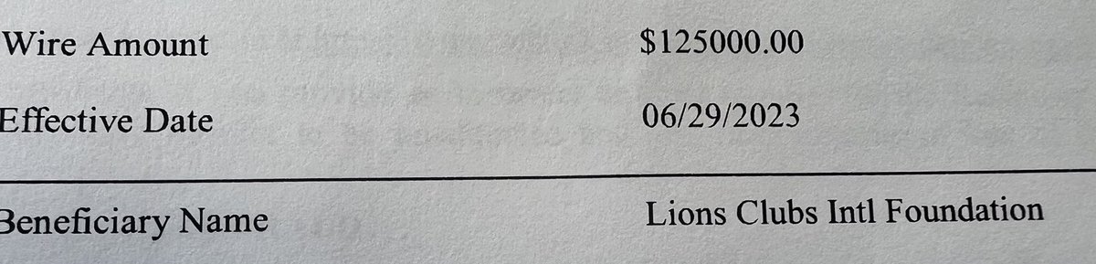 Promises made.  Promises kept.  @DegenerousDao just donated the $125,000 raised from our initial NFT Sale to Lions Clubs International Foundation to fund the Global Week of Service Trips to Turkey and India in 2024! #BuiltDifferent #WeServe