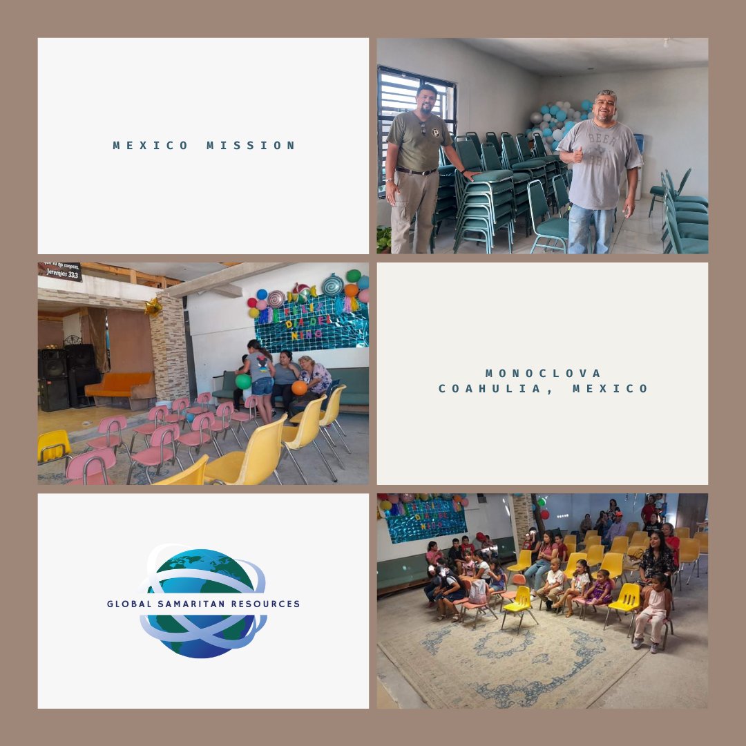 GlobalSamaritan's tweet photo. One of our international partners is Mexico Missions. Recently, we were able to provide them with chairs for their churches in Monoclova Coahulia, Mexico. #GlobalSamaritan #GivingServingReaching #International https://t.co/odKV6S9bXh