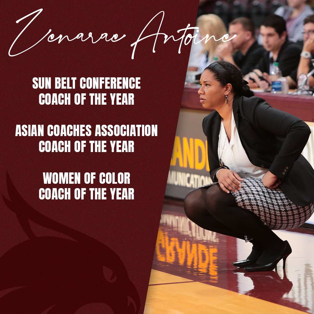 TXStateWBB's tweet photo. 𝐀 𝐅𝐚𝐦𝐢𝐥𝐲 𝐌𝐞𝐧𝐭𝐚𝐥𝐢𝐭𝐲.   

On the court success comes from a family mentality off of it, read more about Coach Z’s team-oriented approach to coaching. #EatEmUp 

📰: https://t.co/OmAaykwsrX https://t.co/RqylP8B3Tn