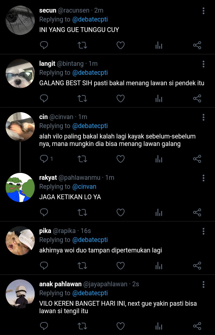 deartemanst's tweet photo. #GeminiFourth fewtweet au

Debate
Dua siswa kebanggaan masing-masing sekolah terus bersaing memperebutkan kemenangan, tak ada yang pernah menyangka bahwa dibelakang sana mereka memiliki hubungan lebih dari lawan debat. https://t.co/gQG6LQjkSR
