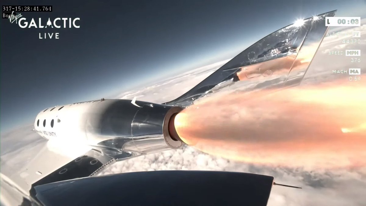 Virgin Galactic just launched their first commercial flight to space, charging $450,000 per ticket