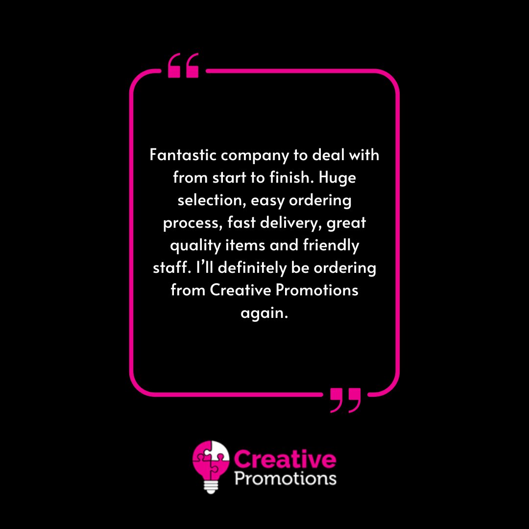 creativepromouk's tweet image. Thank you for your kind words 🙌

#CreativePromotions #PromotionalGitfs #PersonalisedGifts #PocketGifts #Gifts #Bags #PlasticBags #Mugs #Clothing #BespokeClothing #PrintServices #Keyrings #Magnets