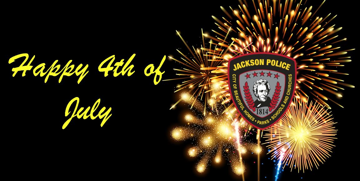JacksonMOPD's tweet photo. The 4th July is a time to load up the car and visit friends and relatives. Trips to the lake, bbq's, pool parties, and American flags signify a favorite American pastime. If you plan on celebrating, please do so in a responsible manner.  We hope everyone has a happy and safe 4th. https://t.co/THz9XC6asW
