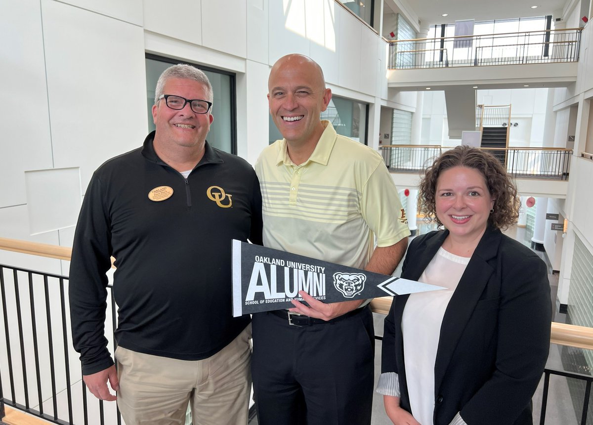 Congrats to Neil DeLuca, Ed.D., executive director of secondary education, for his 2023 Outstanding Alumni Award from the <a href="/oaklandu/">Oakland University</a> School of Education and Human Services. Dr. DeLuca earned his doctor of education, educational specialist and bachelor’s degree from OU. #RCSpride