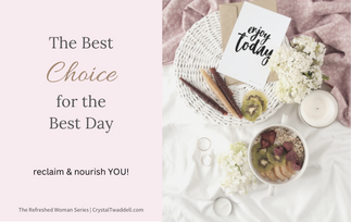 Mastering the choice of how to think is necessary to manage daily worry and anxiety. Begin with a quick start way to make each day its best. wp.me/p5uaT0-86u