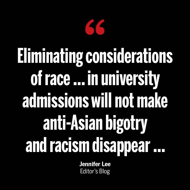 Science Magazine (@sciencemagazine) on Twitter photo The Supreme Court has struck down affirmative action.
In a 2022 Editor's Blog post, <a href="/JLeeSoc/">Jennifer Lee 🦁</a> wrote this will result in institutions that are less representative, less intellectually stimulating, and less equipped to serve an increasingly diverse America. scim.ag/3aK The Supreme Court has struck down affirmative action.
In a 2022 Editor's Blog post, <a href="/JLeeSoc/">Jennifer Lee 🦁</a> wrote this will result in institutions that are less representative, less intellectually stimulating, and less equipped to serve an increasingly diverse America. scim.ag/3aK