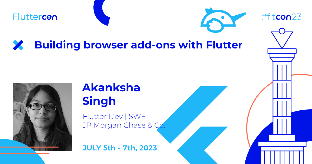 FlutterconWorld's tweet image. Thrilled to have @coder_jedi as part of the #ftcon23 speaker lineup! 💙
This talk will give a brief overview of the architecture of #webextensions with an example add-on built for Chrome & Firefox & the process of building web extensions using #Flutter
fluttercon.dev/akanksha-singh/