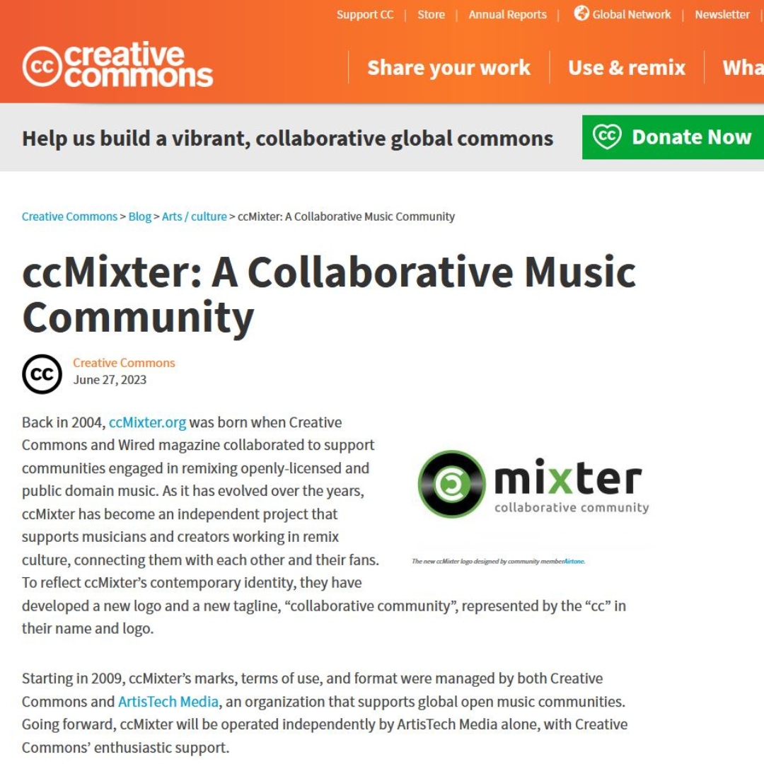 ccMixter Music tweet media