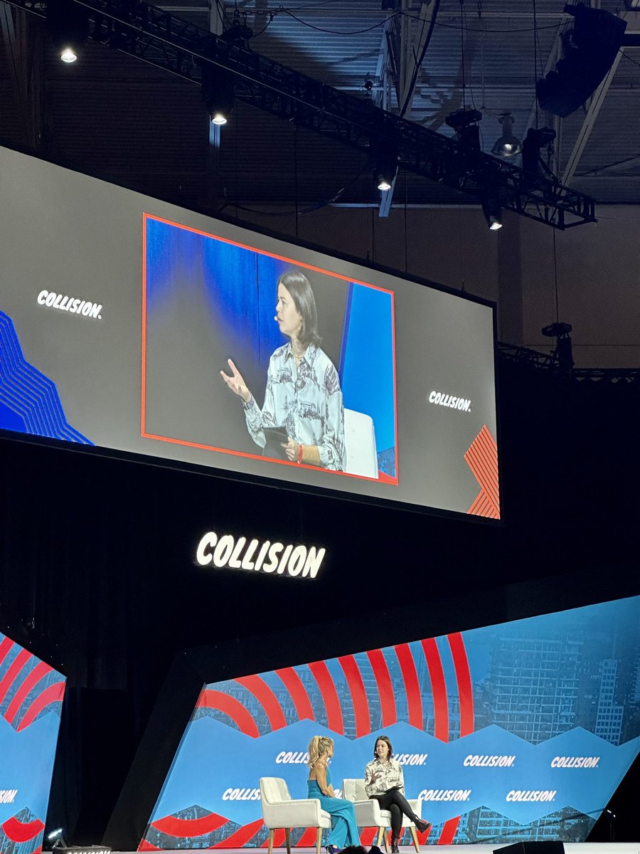 My girl, @KateWilsonSays crushing at Startup University. #CollisionConf #Collision2023 #vantakeover