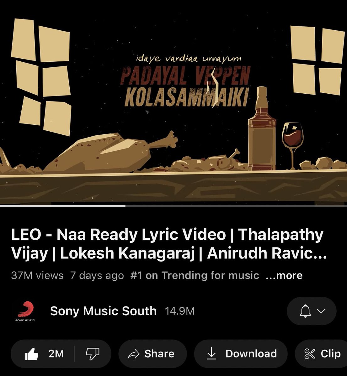 2M Likes For #NaaReady 🕺#LEO