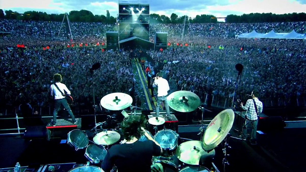 LPLive's tweet photo. On this date 15 years ago @linkinpark performed a massive #ProjektRevolution show in Milton Keynes, England with Jay-Z &amp; more! This show was released on CD/DVD/vinyl as “Road To Revolution”! https://t.co/7CbFHcB67T