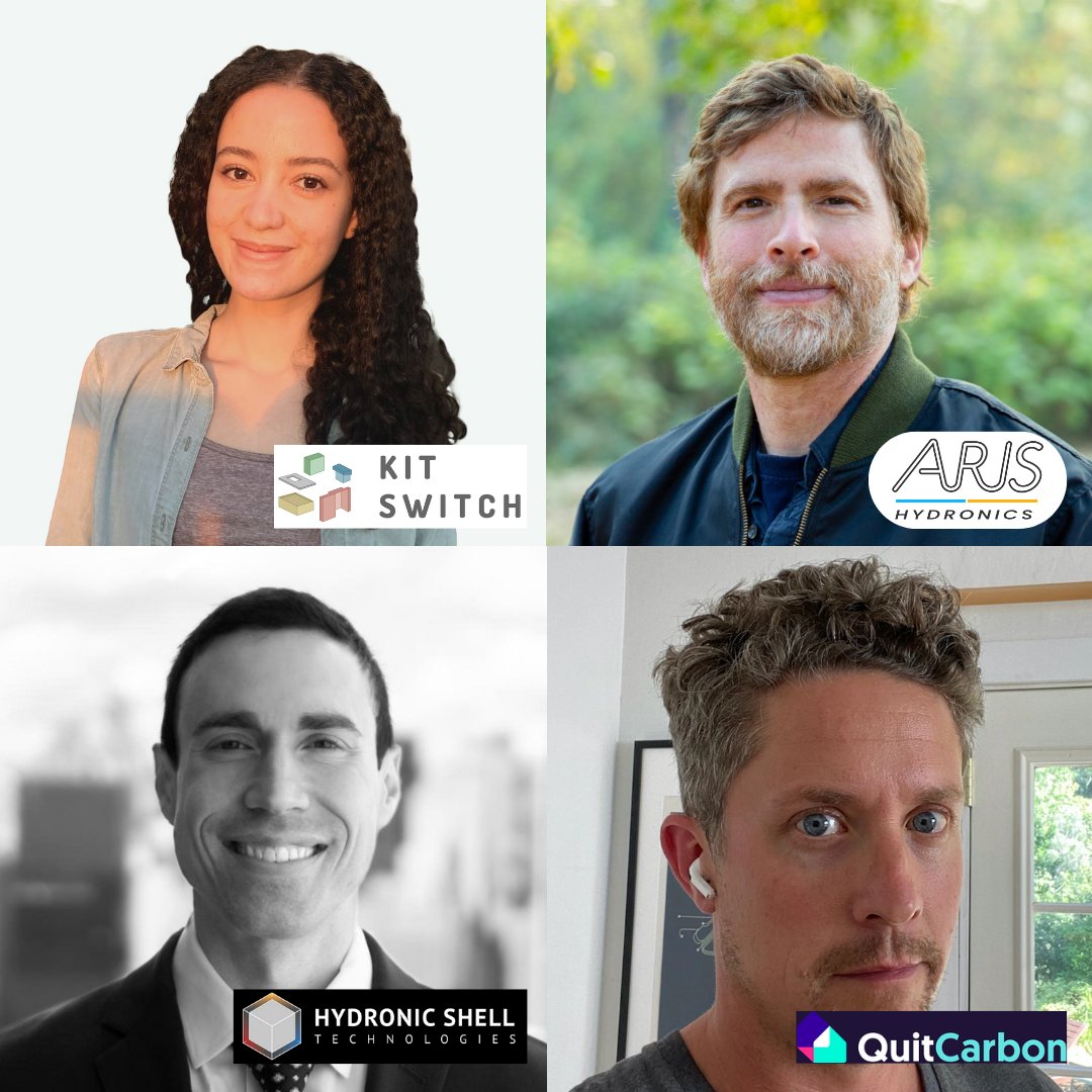 IMPEL_lbnl's tweet photo. More success story updates! Kit Switch, Hydronic Shell Technologies, Aris Hydronics, and QuitCarbon have all achieved impressive milestones. Visit https://t.co/RplkrpSmJ0 to learn more about our innovators and their #success stories.
#Success #BuildingTechnologies #IMPEL https://t.co/fsDszeDgUV