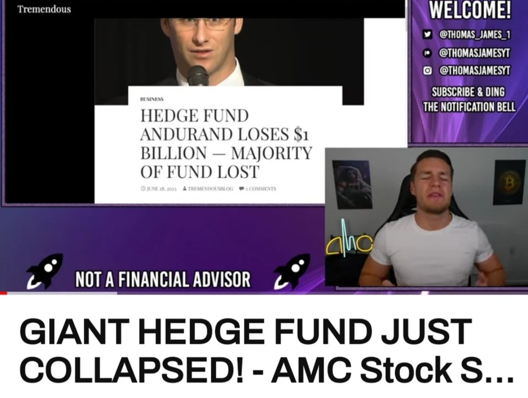 'Andurand' GIANT HEDGE FUND JUST COLLAPSED! $1bil loss- AMC Stock Short Squeeze Update