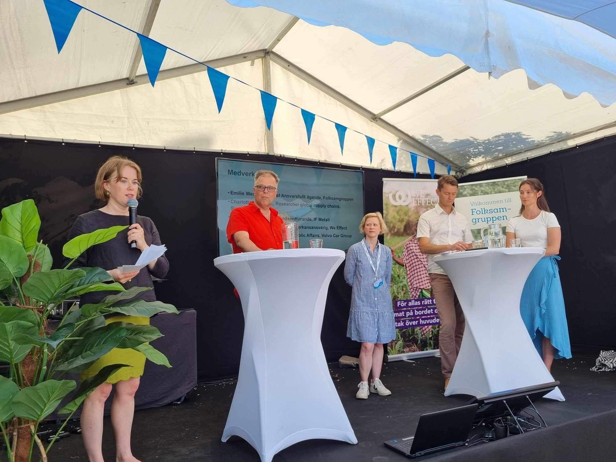 We Effect (@weeffect) on Twitter photo Vikten av att fÄ till stÄnd ett effektivt #CSDD var <a href="/EmilieWestholm/">Emilie Westholm</a> <a href="/Swedwatch/">Swedwatch</a> <a href="/volvocars/">Volvo Cars</a> och <a href="/ifmetall/">IF Metall</a>
överens om dÄ behovet av spÄrbarhet, transparens och tillgÄng till tillförlitlig data stÀndigt ökar. #almedalen2023 Vikten av att fÄ till stÄnd ett effektivt #CSDD var <a href="/EmilieWestholm/">Emilie Westholm</a> <a href="/Swedwatch/">Swedwatch</a> <a href="/volvocars/">Volvo Cars</a> och <a href="/ifmetall/">IF Metall</a>
överens om dÄ behovet av spÄrbarhet, transparens och tillgÄng till tillförlitlig data stÀndigt ökar. #almedalen2023