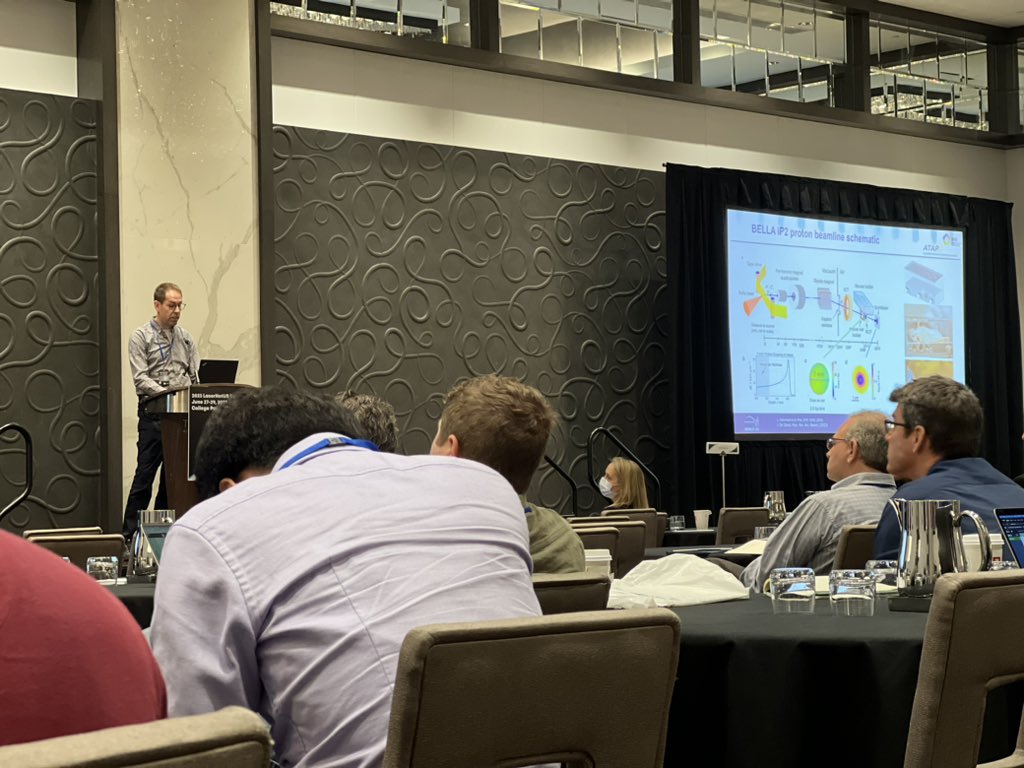 LaserNetUS (@lasernetus) on Twitter photo Antoine Snijders from <a href="/LBNLresearch/">Berkeley Lab Research</a> shares updates on the BELLA PW #laser proton beamline: a new platform for ultra-high dose rate #radiobiological research
#LaserNetUS2023 Antoine Snijders from <a href="/LBNLresearch/">Berkeley Lab Research</a> shares updates on the BELLA PW #laser proton beamline: a new platform for ultra-high dose rate #radiobiological research
#LaserNetUS2023
