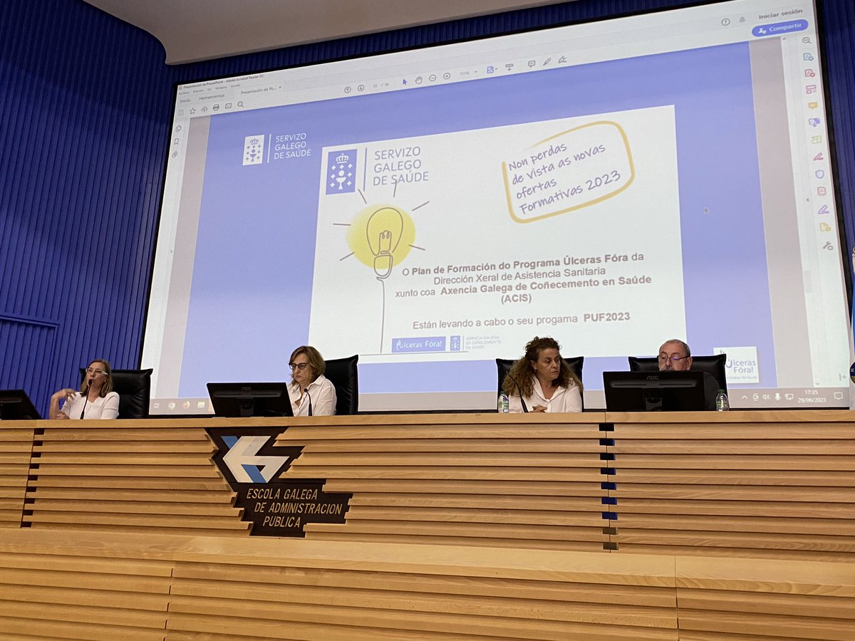LuisAranton's tweet photo. #UlcerasFora Ana Calvo, Blanca Cimadevila y Ramón Delgado nos adentran en las herramientas disponibles en el Programa Ulceras Fora https://t.co/OyOZvYyyMT