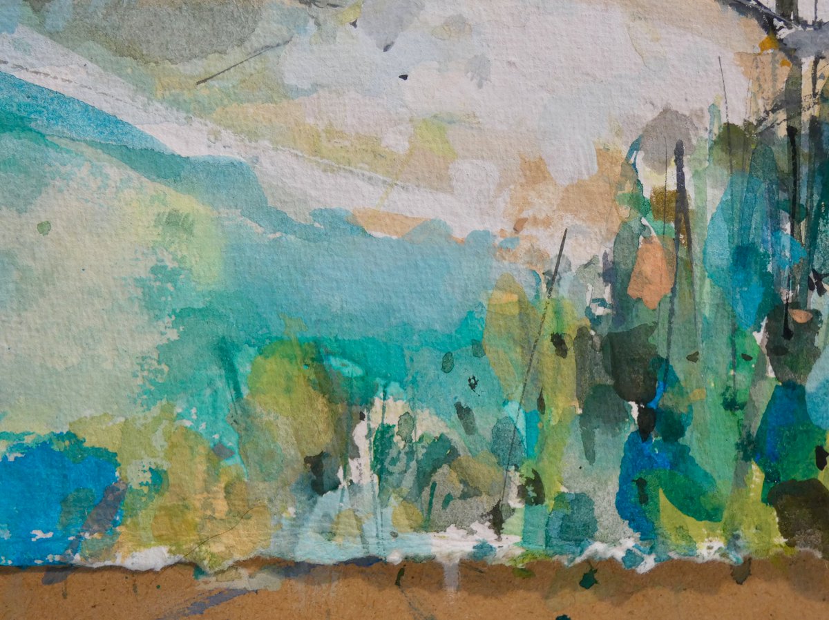 CliffsideKatie's tweet photo. Todays colour palette accompanied by a cold north westerly wind๐ฅถ #workinprogress https://t.co/0cTfCRHct8