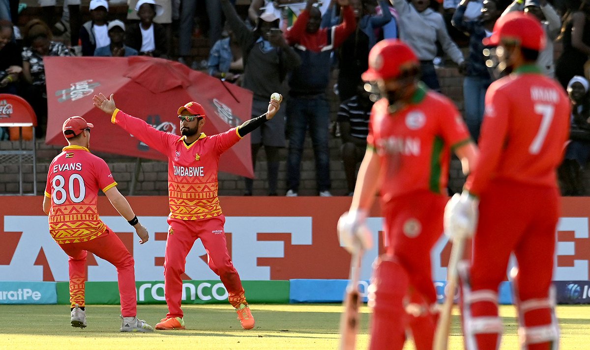 ShyamKu01253855's tweet photo. A hard-fought #Win!
👉🇿🇼 Zimbabwe
#beat 🇴🇲Oman by 14👈runs in the #First_Match of the #Super_Six 🙌
👉📝: https://t.co/amfc8A1H8i
#ZIMvOMA | #CWC23
Cricket World Cup Qualifier-2023
In 🇿🇼Zimbabwe. https://t.co/kvXlk6hiSG