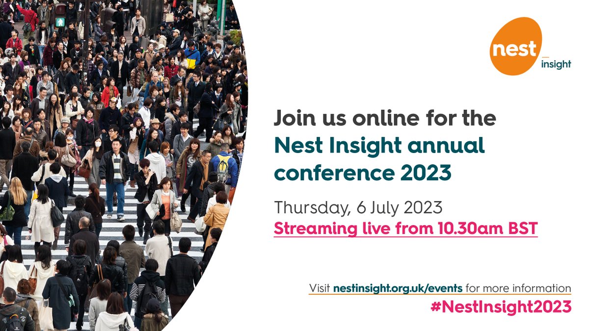 Are you ready for the #NestInsight2023 annual conference? This year, we’ll be exploring the different financial goals that workers are trying to balance, how they can be supported, and the critical role that the workplace has to play. (1/2)