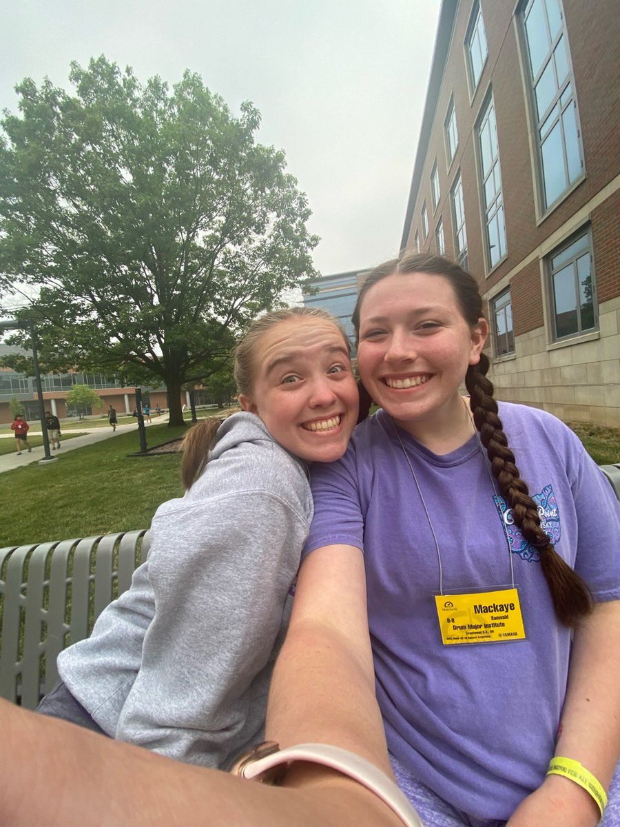 crestwood_band's tweet photo. Crestwood Drum Majors having a blast at the MFA Summer Symposium!
#mfacamp #summercamp #musiccamp @officialmusicforall @carolinacrown https://t.co/TBuT1CjyD0